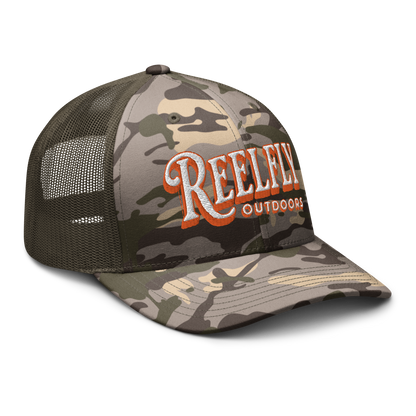 Reelfly Camo Trucker Hat
